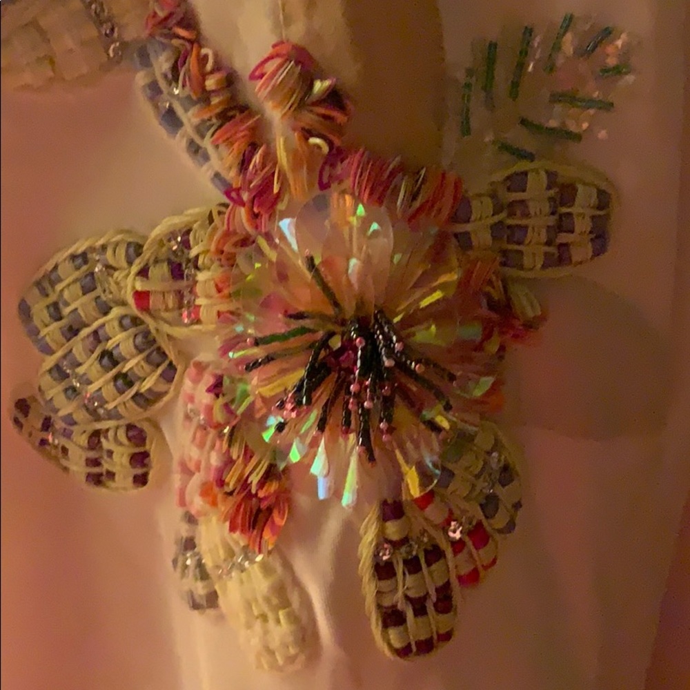 Chloe beaded flower dress. Worn once.